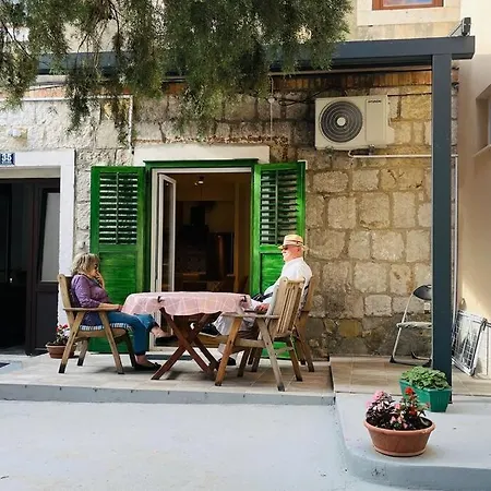 Stone House With Cute Terrase Split